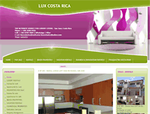 Tablet Screenshot of luxcostarica.com